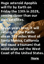 The asteroid, named Apophis 99942, has long been classed as a ''near-Earth'' space rock and briefly caused a panic in December, 2004 when scientists estimated there was a 3 per cent chance it could hit Earth in 2029. But by 2006, after scientists had had some time to properly study the mammoth rock, they realized the asteroid would instead pass through a gravitational keyhole - a small region in space that changes an object's gravity - which pushed the date of Apophis' impact to April 13, 2036.